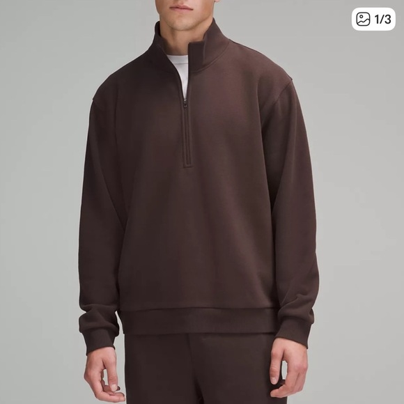 lululemon athletica Other - lululemon Steady State 1/2 Zip Pullover size medium fit Espresso Brown